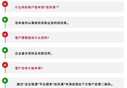 吉林金融服务再创新 政采通 产品成功落地