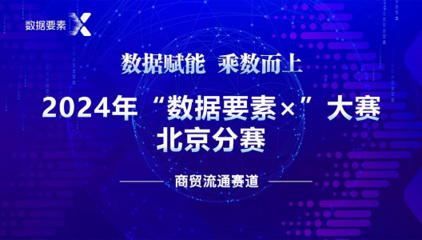 2024年“数据要素×”大赛北京分赛之【科技创新、金融服务、工业制造、商贸流通】赛道