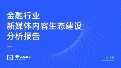 新榜研究院 2020金融行业新媒体内容生态建设分析报告