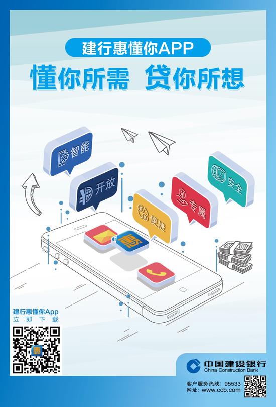 建行普惠金融产品之十六-建行“惠懂你”APP:懂你所需贷你所想
